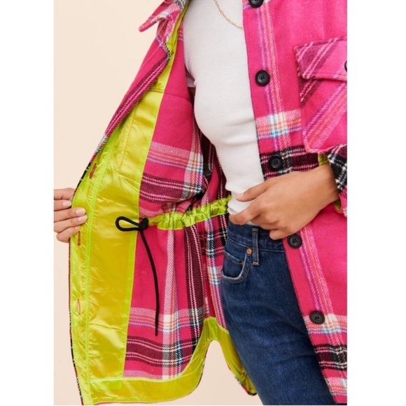 We The Free Pink Down for You Shacket size small - Picture 5 of 5